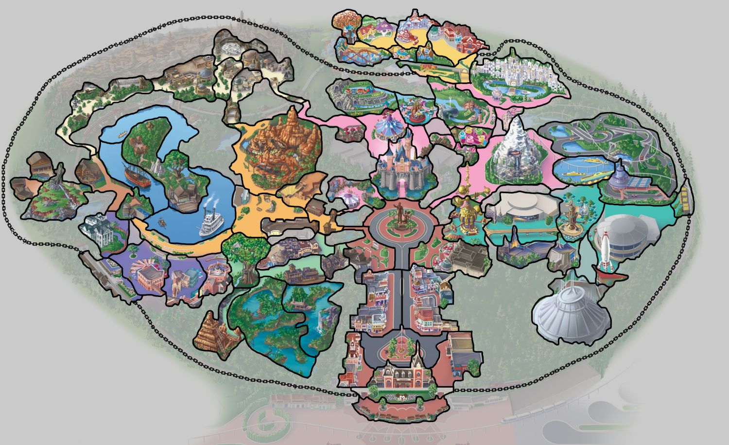 the map