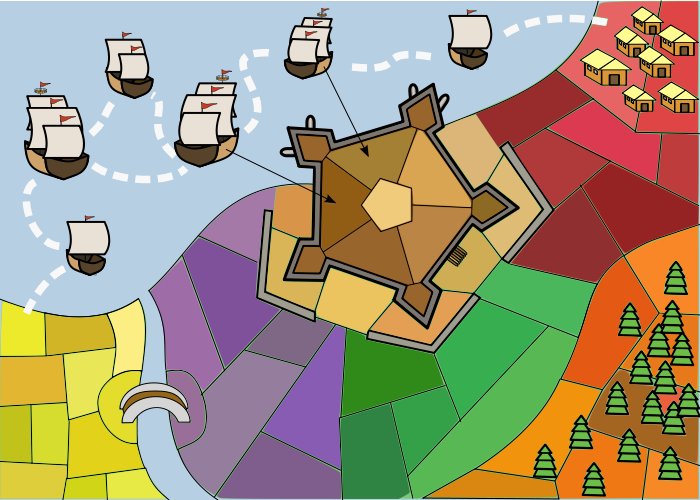 the map
