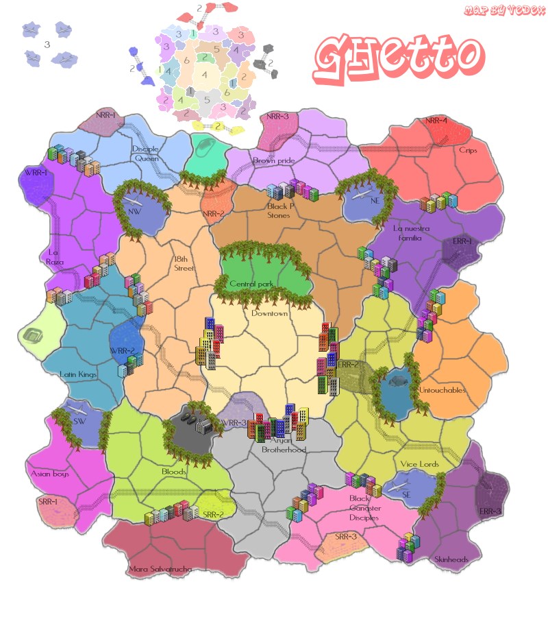 the map