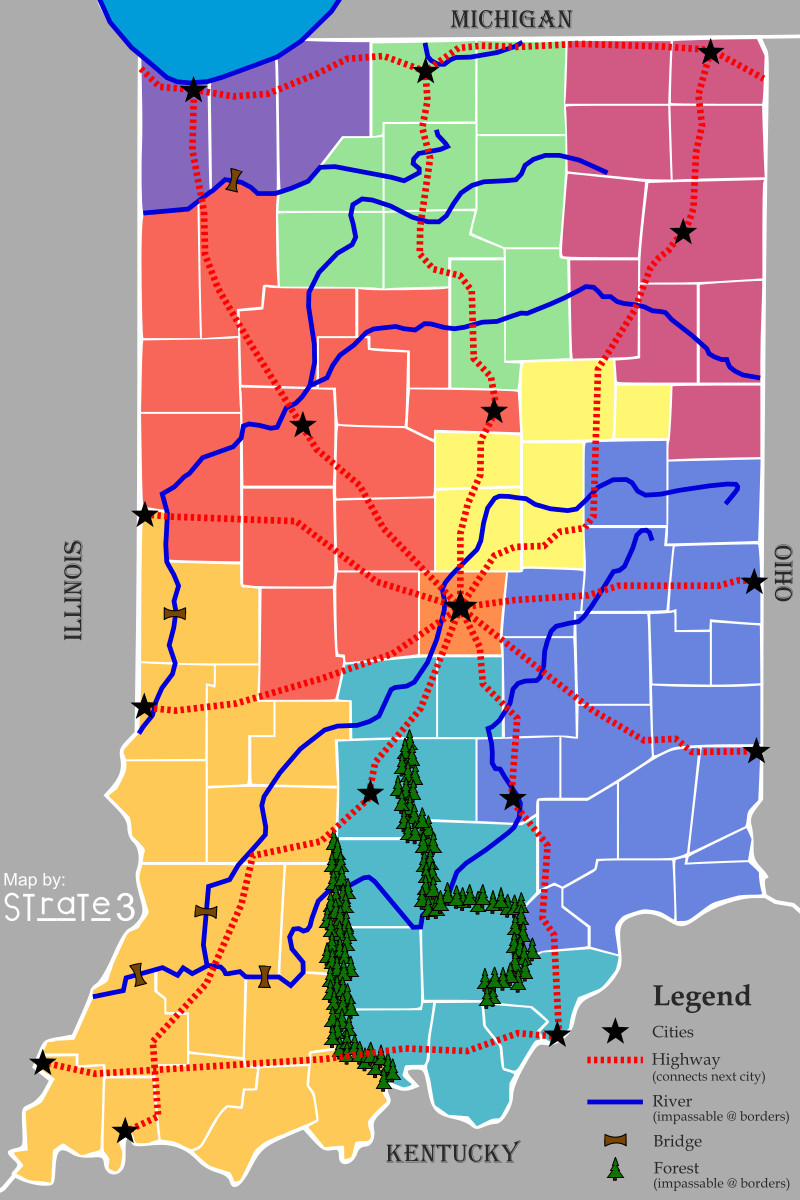 the map