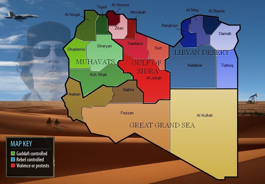 the map