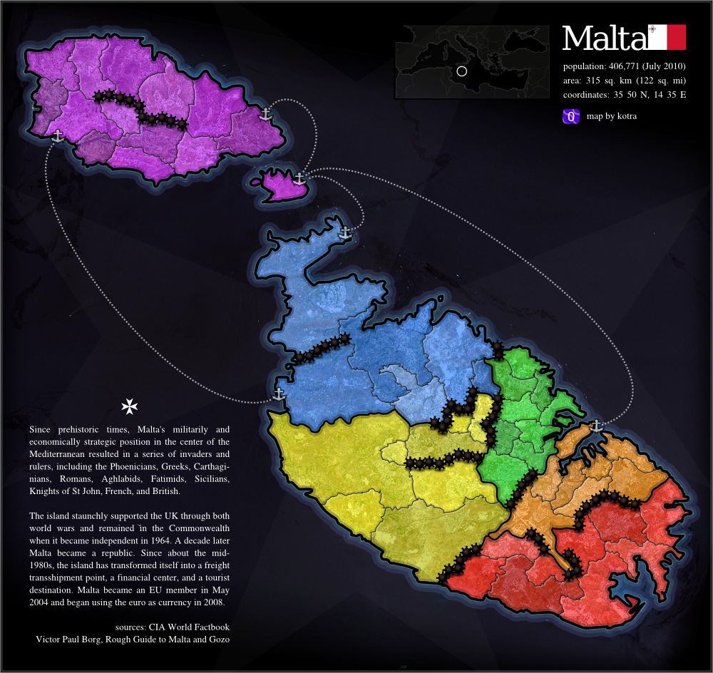 the map