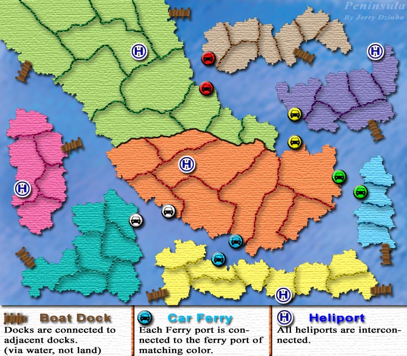 the map
