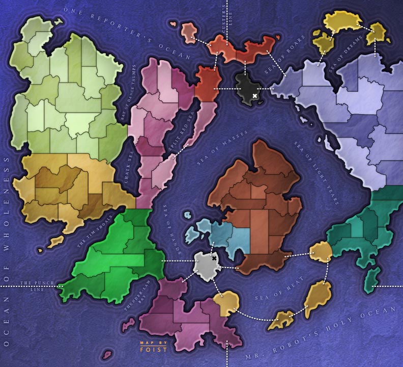 the map