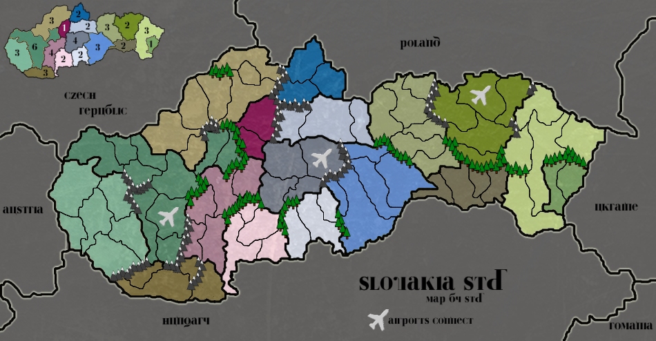the map