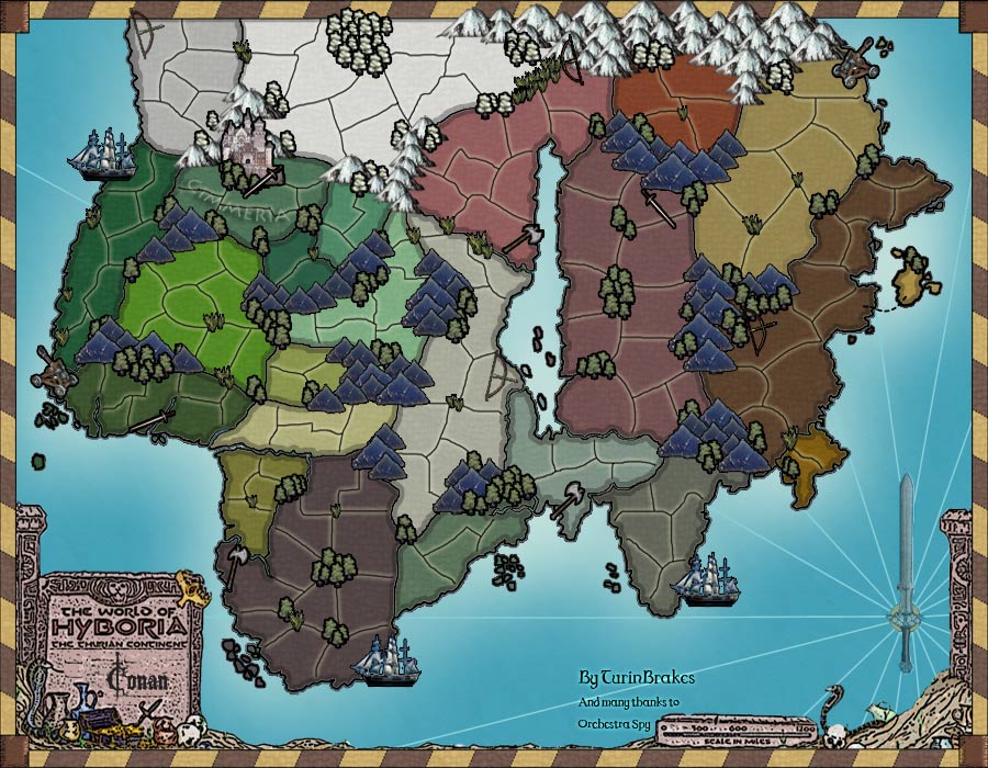 the map