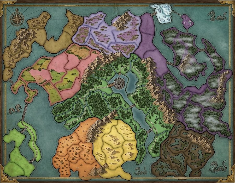 the map