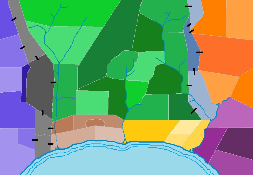 the map
