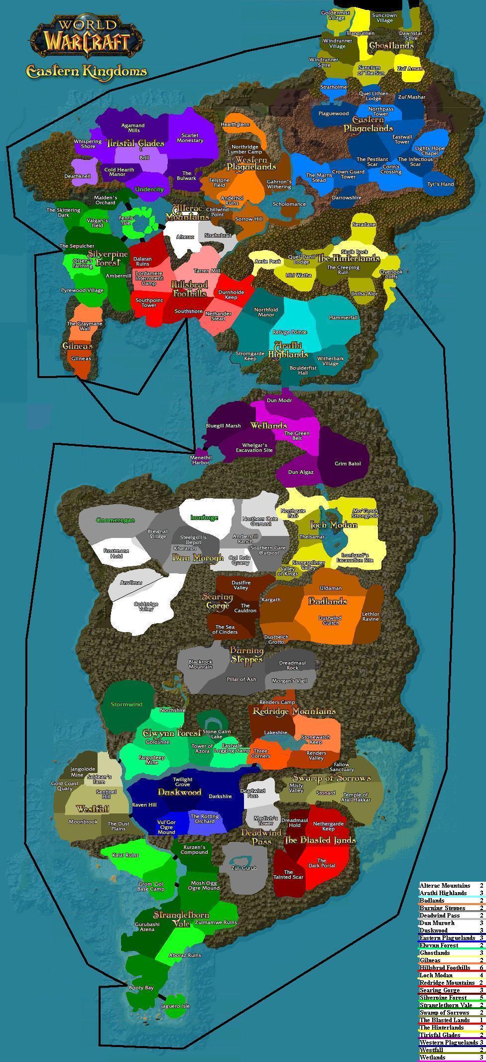 the map